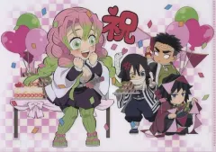 【中古】クリアファイル 集合 A4クリアファイル 「鬼滅の刃×ufotable cafe 甘露寺蜜璃誕生祭2021」