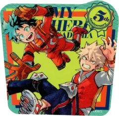 【中古】シール・ステッカー 緑谷出久＆爆豪勝己(5周年) 「僕のヒーローアカデミア アートステッカー -RIVALS-」