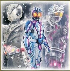 [중고] 종이 제품 가면 라이더 드라이브 색 종이 색상 이거 - A Work Of KAMEN RIDER- [이치 반 쿠지 가면 라이더 제로 원 NO.02 feat. 레전드 가면 라이더] D 상