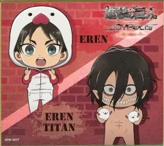 【中古】紙製品 エレン・イェーガー＆エレン・イェーガー(巨人) まめ色紙 「進撃の巨人 in JOYPOLIS -Season3- 第1弾」 カーニバルゲーム 中当たり景品