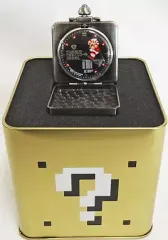 【中古】置き時計・壁掛け時計(キャラクター) ファイアーマリオ ハテナブロックポケットウォッチ 「スーパーマリオブラザーズ」
