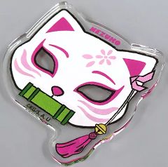 鬼滅の刃 ナンジャタウン ねこ型バッジ コレクション 不死川玄弥