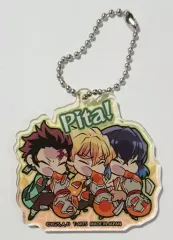 【中古】雑貨 炭治郎＆善逸＆伊之助 「ぴた!でふぉめ 鬼滅の刃 アクリルキーホルダー vol.4」 あみあみBOX購入特典