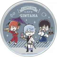 【中古】バッジ・ピンズ 坂田銀時＆志村新八＆神楽 「CAPCOM CAFE×銀魂 THE FINAL トレーディング缶バッジ」