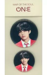 【中古】バッジ・ピンズ ブイ(BTS/防弾少年団) 缶バッジ＆カバーセット 「BTS MAP OF THE SOUL ON：E」