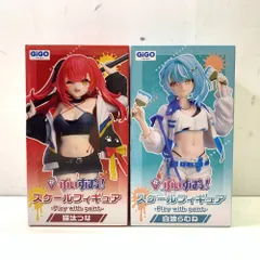 04w4197●【未開封】ぶいすぽっ！スケールフィギュア-Play with paint- 猫汰つな 白波らむね GiGO限定～ 各1個セット 計2個 フィギュア  中古品