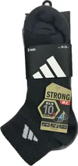 ３足組 アデイダスソックス メンズ ストロングタイプ 送料無料 26ｃｍ～28ｃｍ 在庫限りで終了です。