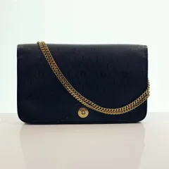 クリスチャンディオール Christian Dior ハニカム柄 チェーン ショルダーバッグ B-119