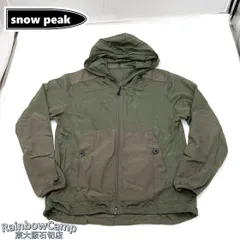 ◆snow peak(スノーピーク)  インセクトシールドパーカー(オリーブ) Sサイズ
