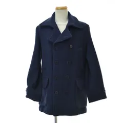 【BARENA】チェックダブルウールコート