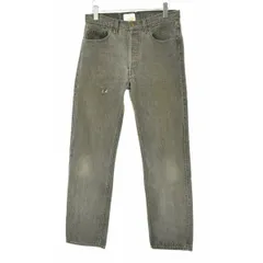 【LEVIS】90s USA製 501 先染め ブラックデニムパンツ