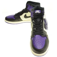【NIKE】555088-501 AIR JORDAN 1 RETRO HIGH OG COURT PURPLEスニーカー