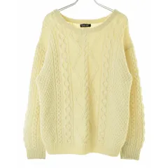 【古着】ケーブルアラン長袖ニットセーター