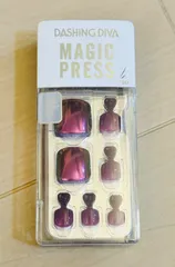 DASHING DIVA MAGIC PRESS ペディ ネイルチップ パープル系