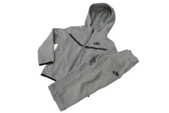 NIKE ナイキ キッズ スポーツウェア テックフリース フルジップ セットテックフリース セットアップ グレー サイズ4T 美品 中古 47935
