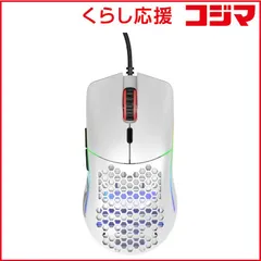 【 新品 未開封 】 GLORIOUS　Glorious Model O Mouse Regular White ［光学式 /有線 /6ボタン /USB］　GO-WHITE 未使用 送料無料のサムネイル