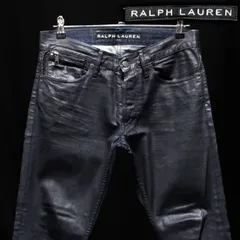 RALPH LAUREN BLACK LABEL ワックスコーティング スリムフィットデニム ブラック/インディゴ W29 ラルフローレン ブラックレーベルのサムネイル