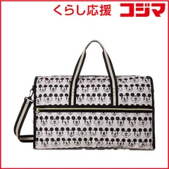 【 新品 未開封 】 シフレ ミッキーマウスフェイスブラック 大型ボストン H0004:DN1 未使用 送料無料