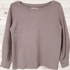 A1098 アプワイザーリッシェ Apuweiser-riche ニット セーター 長袖 (2) ピンク 無地 Uネック