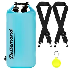 【特価商品】B1564#2 | スカイブルー | | 防水リュック 大容量 20L 6色 防水袋 IPX6 メッセンジャーバッグ ドライバック 防水バック バイク ウォッシュバッグ ドライバッグ 防水バッグ ベルモンド