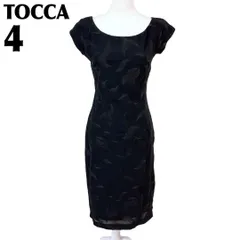【美品】TOCCA トッカ 模様刺繍 ノースリーブワンピース 4