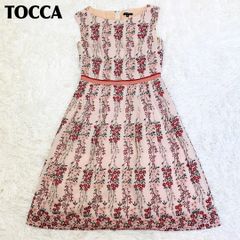 0060 EPOCA ノースリーブワンピース 38サイズ レース 花柄 刺繍 - メルカリ