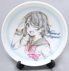 [중고] 접시·찻잔 와타나베 요마메 접시 [러브라이브! 선샤인!! 5주년 전시회 -Pieces of Aqours-]