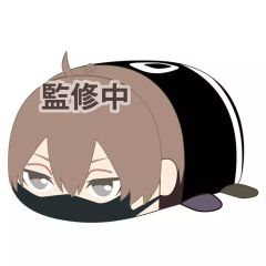 [중고] 봉제인형 마스코트·봉제인형 배지 황후자키 신 [도원 암귀 포테 콜로마스코트]