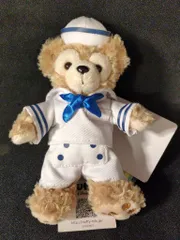 東京ディズニーシー ぬいぐるみバッジ My Friends Duffy ダッフィー(白セーラー)