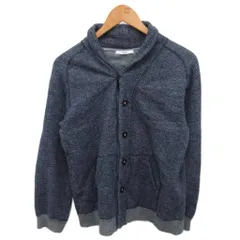 シップス SHIPS カーディガン ニット ショールカラー L 紺 ネイビー 112-44-0003 ■YHS11