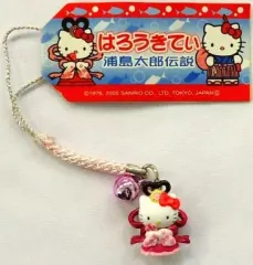 【中古】キーホルダー・マスコット(キャラクター) キティ 乙姫 浦島太郎伝説根付け(ピンク/シルバー) 「ハローキティ」