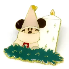 【中古】バッジ・ビンズ リルリンリン(キャンドル) ピンバッジ 「ディズニー・クリスマス2024」 東京ディズニーシー限定 アブーズ・バザール ゲーム景品
