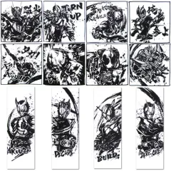 【中古】雑貨 全12種セット 墨式タオル 「一番くじ 仮面ライダーゼロワン NO.01 feat.レジェンド仮面ライダー」 D賞