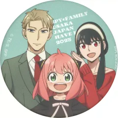 【中古】バッジ・ピンズ フォージャー家 オリジナル缶バッジ 「EXPO2025 大阪・関西万博 SPY×FAMILY DINING」 フードブースメニュー購入特典