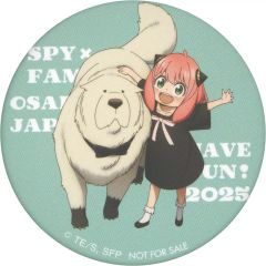 [Used] Badge/Pin: Anya & Bond Original Pin Badge - Bonus item for purchasing food booth menu items at "EXPO2025 Osaka-Kansai Expo SPY×FAMILY DINING"