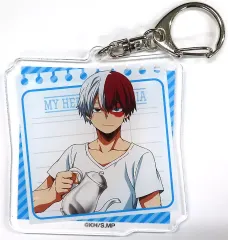 【中古】キーホルダー 轟焦凍 描き下ろし アクリルキーホルダー 「僕のヒーローアカデミア×TOWER RECORDS CAFE 2023」