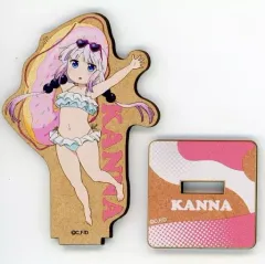 【中古】ウッドスタンド・ウッドボード カンナカムイ 木製スタンド 「セガラッキーくじONLINE 小林さんちのメイドラゴンS」 C賞-3のサムネイル