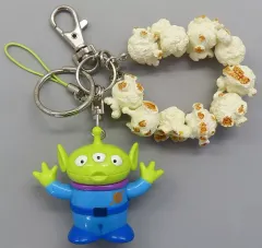 【中古】雑貨 リトル・グリーン・メン ポップコーンバケット型キーチェーンストラップ 「トイ・ストーリー」 東京ディズニーリゾート限定