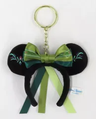 【中古】キーホルダー ミニーマウス(ブラック×グリーン) カチューシャキーチェーン 「ディズニー」 東京ディズニーリゾート限定