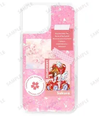 【中古】携帯ジャケット・カバー 木之本桜 コラージュデザイン風グリッターiPhoneケース(対象機種/iPhone 13/14) 「カードキャプターさくら」