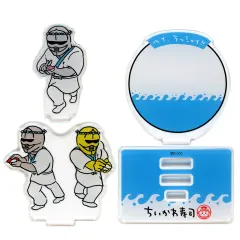 【中古】アクリルスタンド・アクリルパネル 集合(ヘイラッシャイ) レイヤーアクリルスタンド 「ちいかわ なんか小さくてかわいいやつ むちゃうま!!ちいかわ寿司」