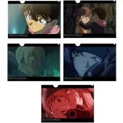 【中古】クリアファイル 場面写 ホログラムA4クリアファイル5枚セット 「劇場版 名探偵コナン 黒鉄の魚影」