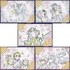 【中古】ポストカード 集合 ポストカードセットB(5枚組) 「鬼滅の刃 遊郭編×ufotable DINING 第1期」 お楽しみくじ景品