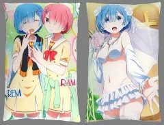 【中古】クッション・抱き枕・本体(キャラクター) 全2種セット メガジャンボクッション 「Re：ゼロから始める異世界生活」