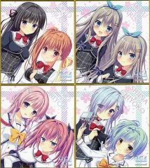 ✩ まどそふと ワガママハイスペック 色紙4点セット/鳴海兎亜、宮瀬未