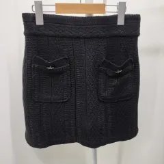 EGOIST ブラック ポケット ミニ スカート