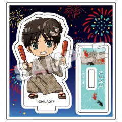 【中古】アクリルスタンド・アクリルパネル エレン・イェーガー(ミニキャラ) 縁日 アクリルスタンド 「進撃の巨人」