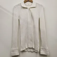 ORR オル 隠しボタンダウン ニットカーディガン