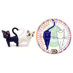 【中古】トレーディングフィギュア ルナ＆アルテミス 「お茶友シリーズ 美少女戦士セーラームーン ムーン・プリズム・カフェ」