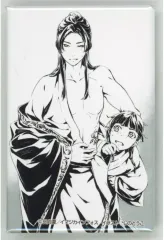 【中古】バッジ・ピンズ 猫猫＆壬氏(中央/壬氏) 「しのとうこ特別展示企画 薬屋のひとりごと展 スクエア缶バッジコレクション -猫猫＆壬氏-」